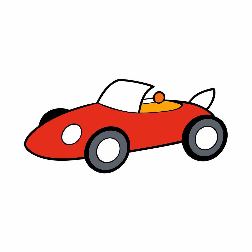 Racing car art capturing the thrill and speed of competition. vector