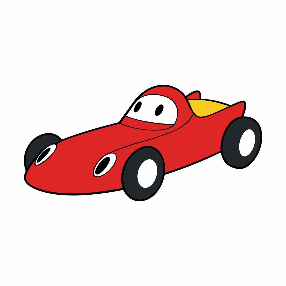 High-speed racing car design for motorsport enthusiasts. vector