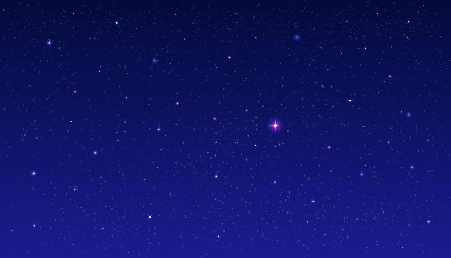 Space Night Sky with Star Background,Dark Blue Sky and Starry Universe Galaxy Outer,Cloud with Nebula in Winter Night vector