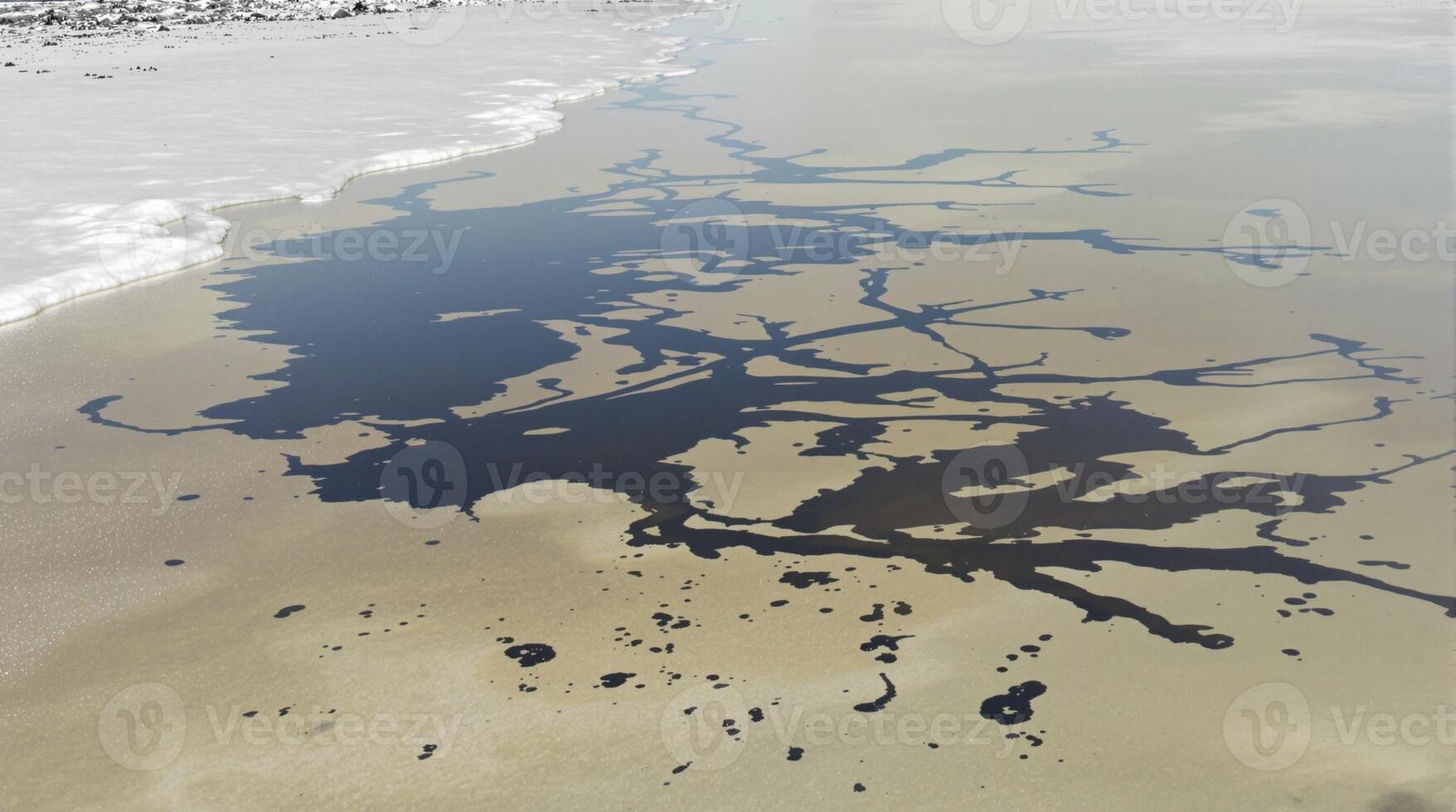 A spectacular aerial view showcasing the unique saline patterns found in a stunning salt lake photo