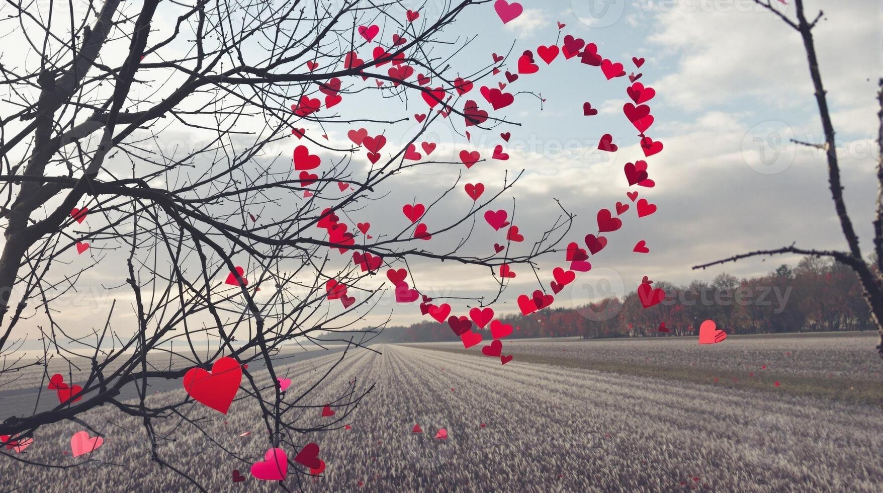 HeartShaped Love in Nature Embodies the Essence of Affection and Connection Among Individuals photo