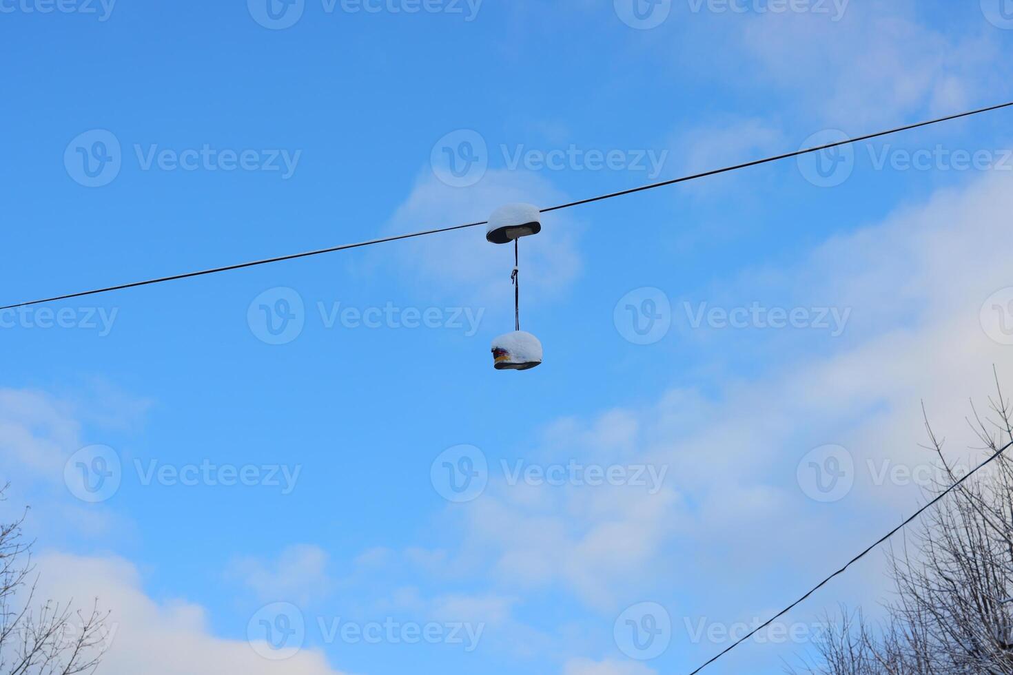 The Cable Car Station Is Positioned Beautifully Underneath a Clear Blue Sky Above photo