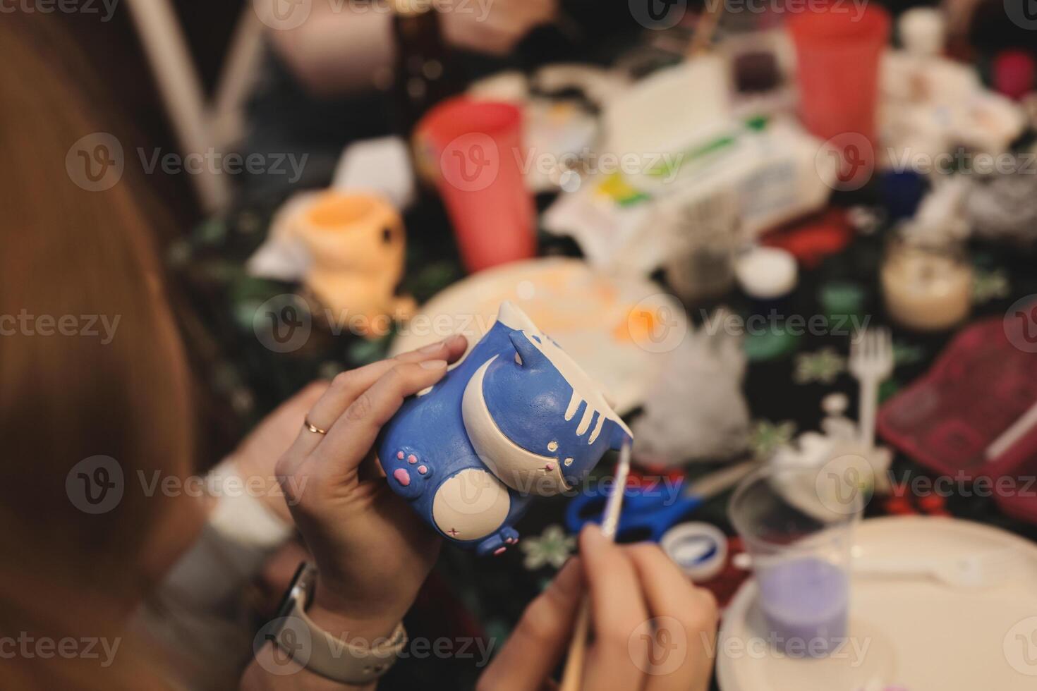 Join us for a delightful and engaging Creative Painting Session filled with Colorful Decor photo