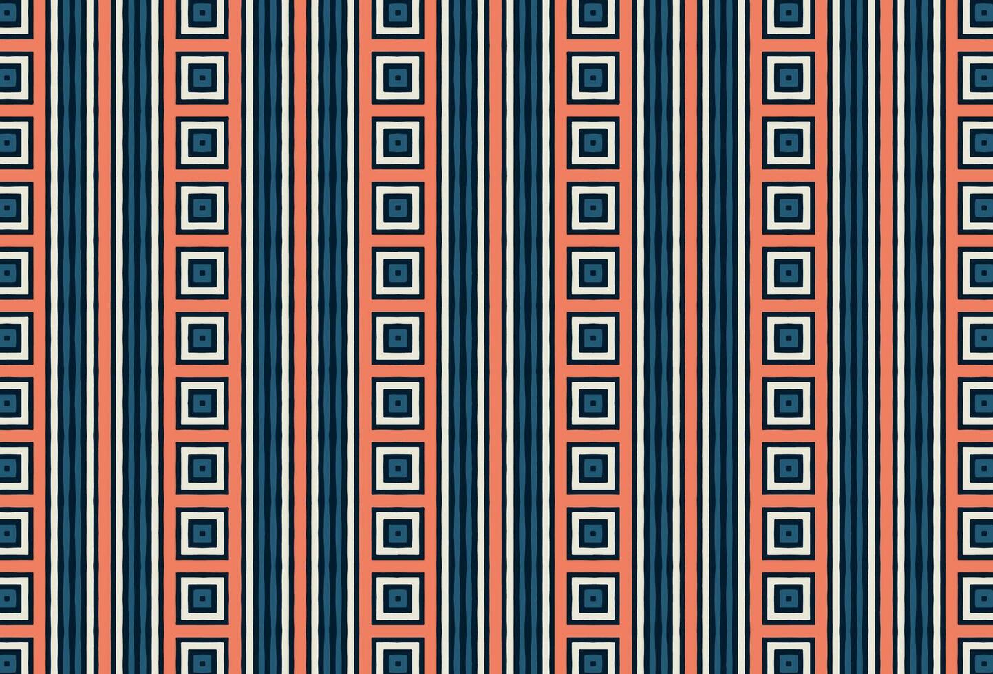 Colorful Squares and Stripes shapes decor design pattern vector