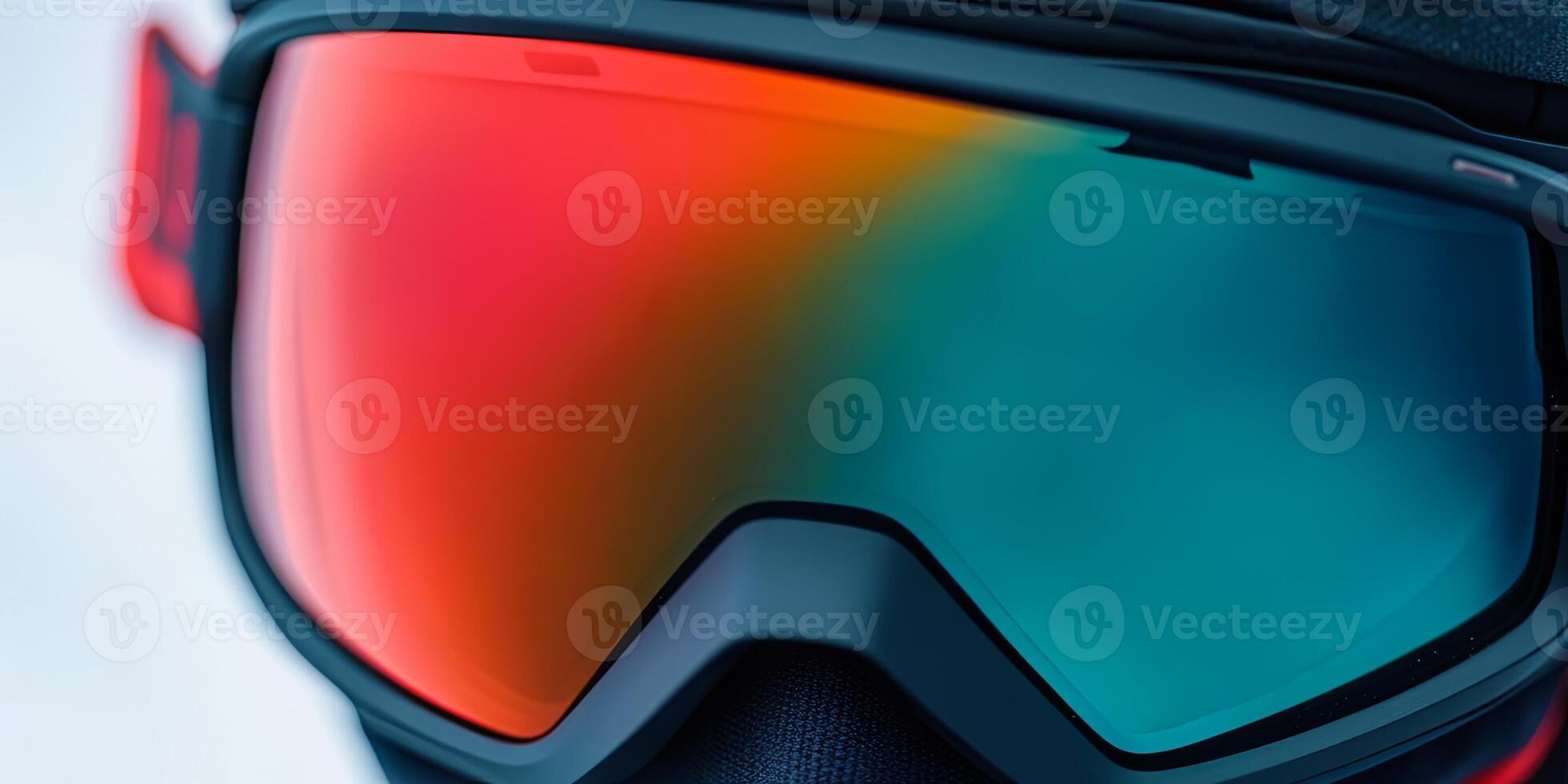Close-up of Colorful Ski Goggles - Winter Sports Gear photo