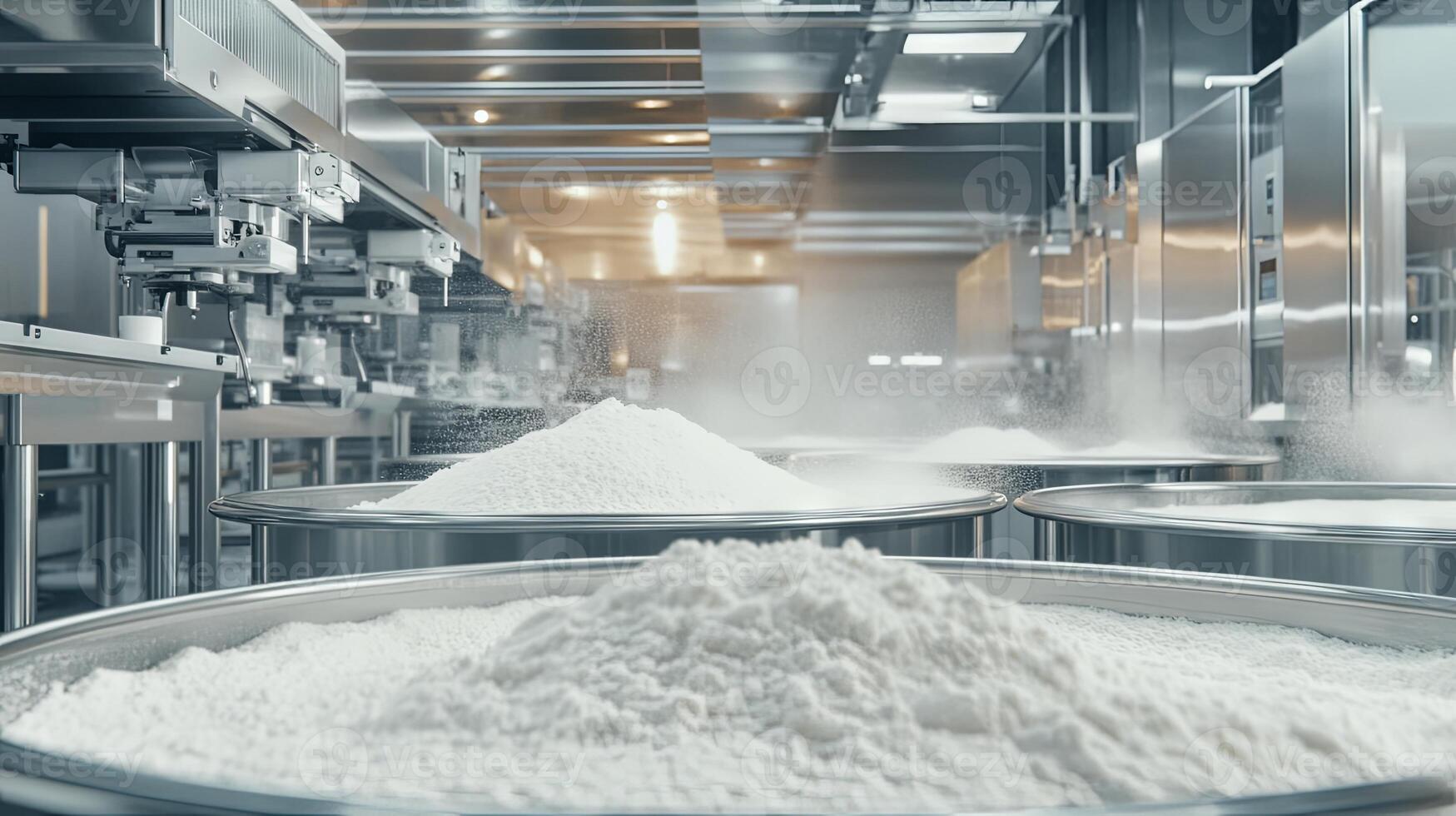 Flour Processing Facility - Modern Industrial Production Line photo