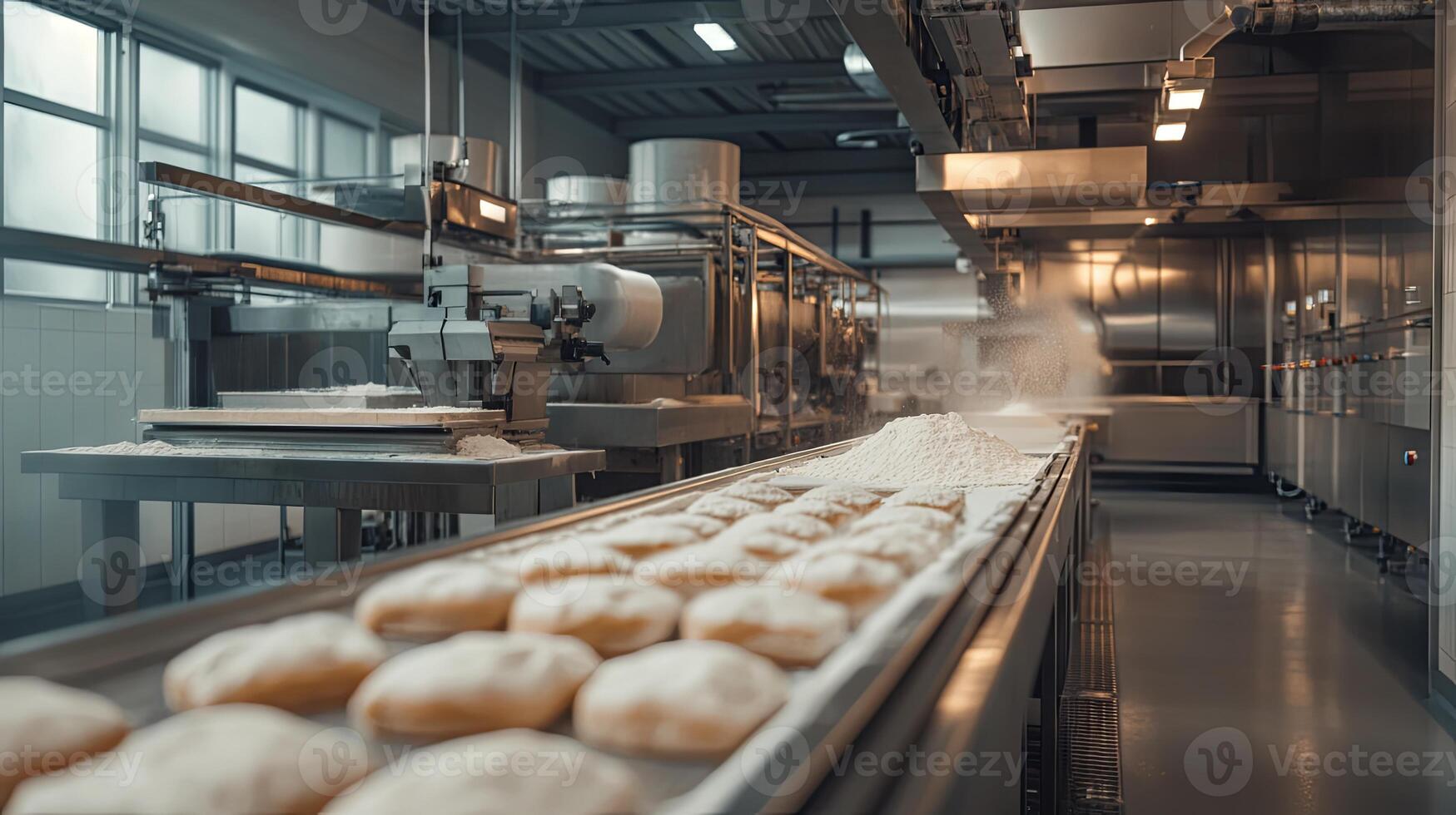 Modern Bakery Production Line with Automated Conveyor System photo