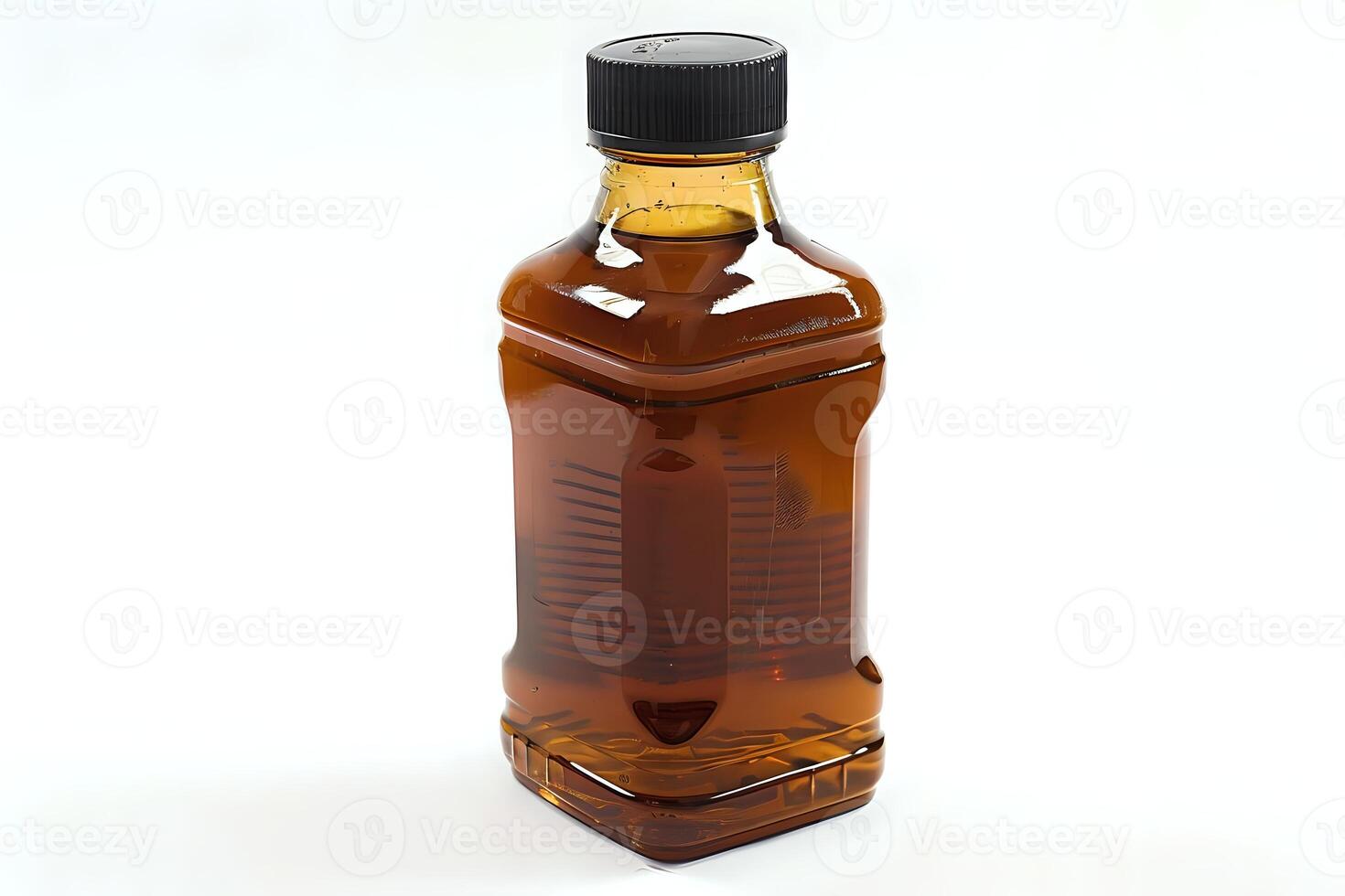 Amber Liquid in Plastic Bottle. A Detailed Examination of its Packaging, Properties, and Potential Uses, Exploring the Science Behind its Composition and Applications in Various Industries. photo