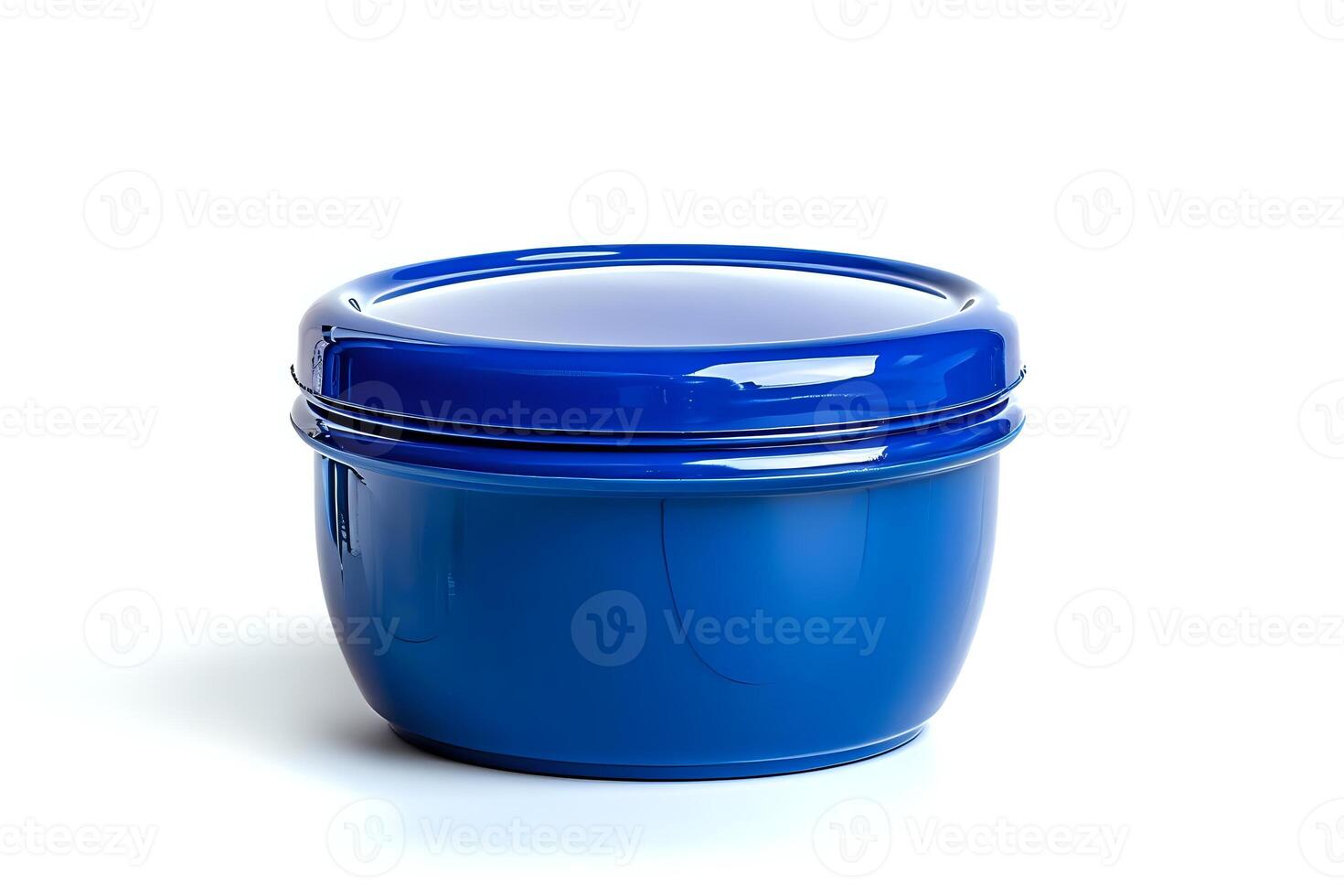 Discover the Versatility of a Blue Plastic Food Storage Container. Ideal for Storing Leftovers and Snacks, Enhancing Kitchen Organization and Daily Meal Prep Efficiency. photo