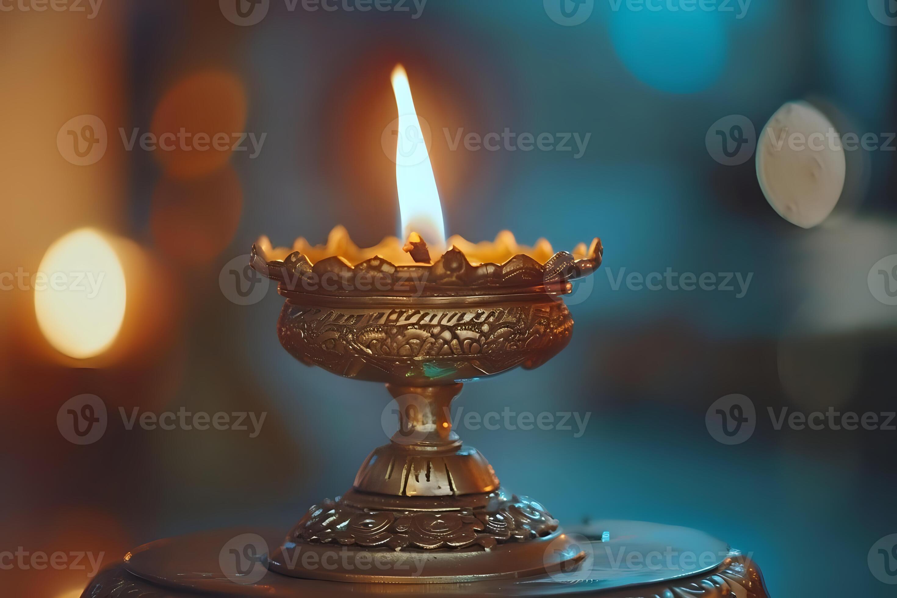 High And Flickering Candle Flame: Spiritual Significance Revealed - hdr9i5z