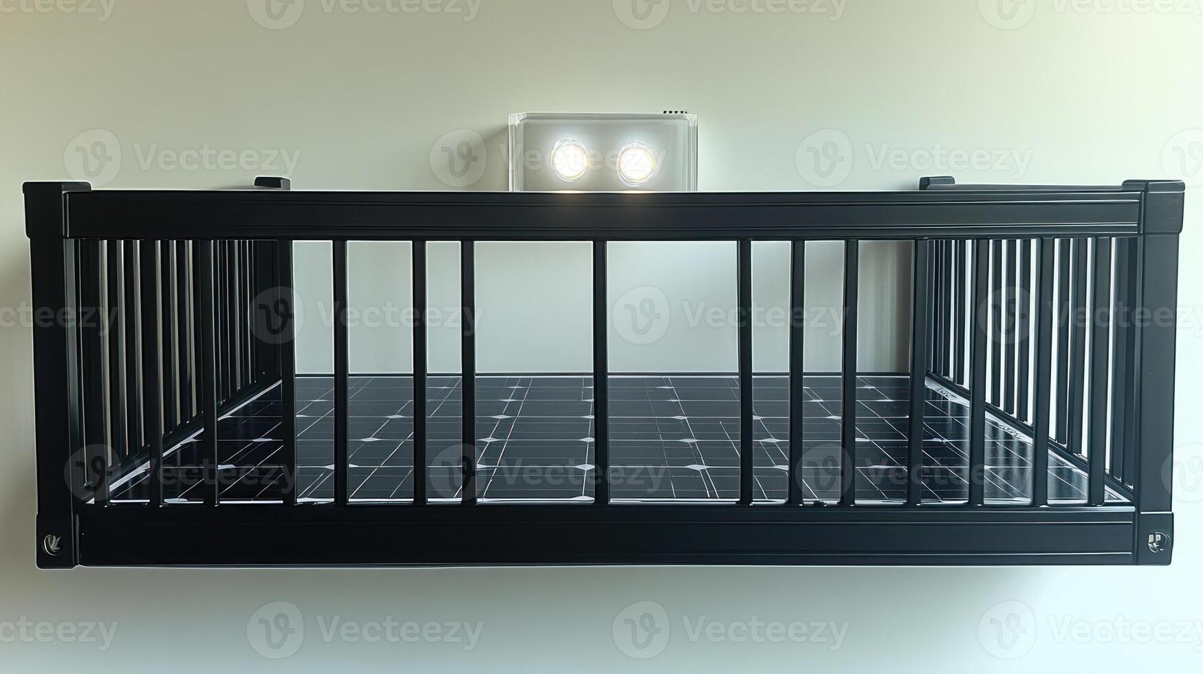 Stylish black storage crate offers efficient organization while enhancing modern decor in any room photo
