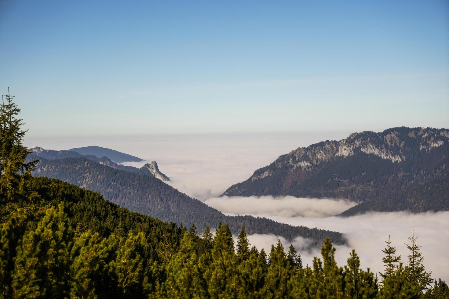 Scenery in the German Alps around Garmisch-Partenkirchen, Bavaria photo