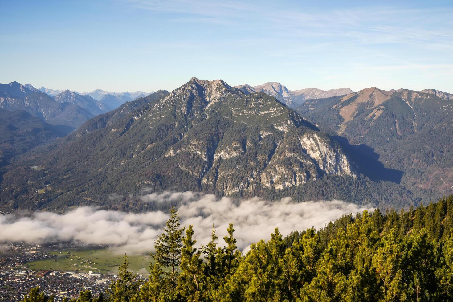 Autumn in the German Alps around Garmisch-Partenkirchen, Bavaria photo
