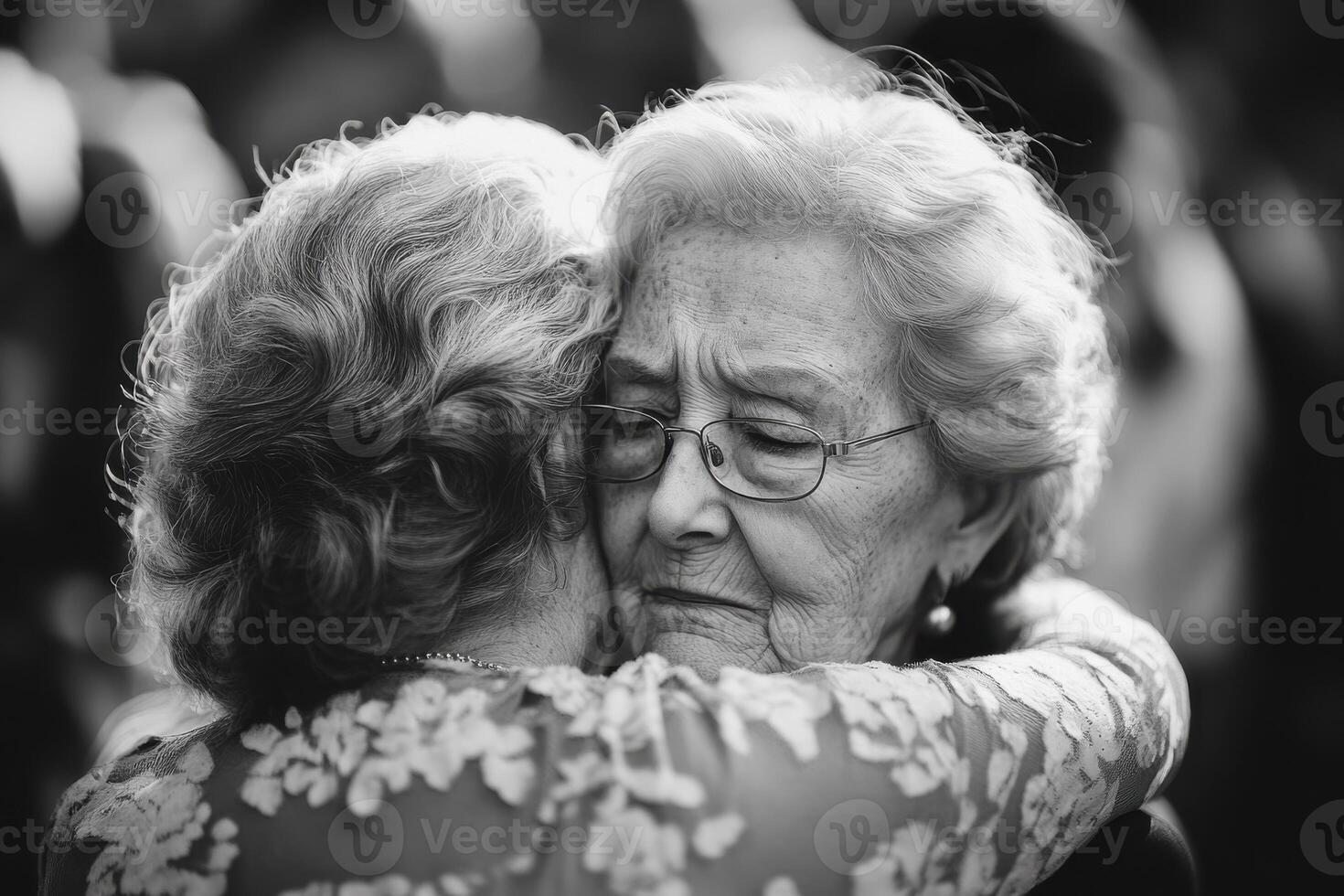 Heartwarming Hug Between a Daughter and Her Parent Capturing Love and Affection in an Emotional Moment photo