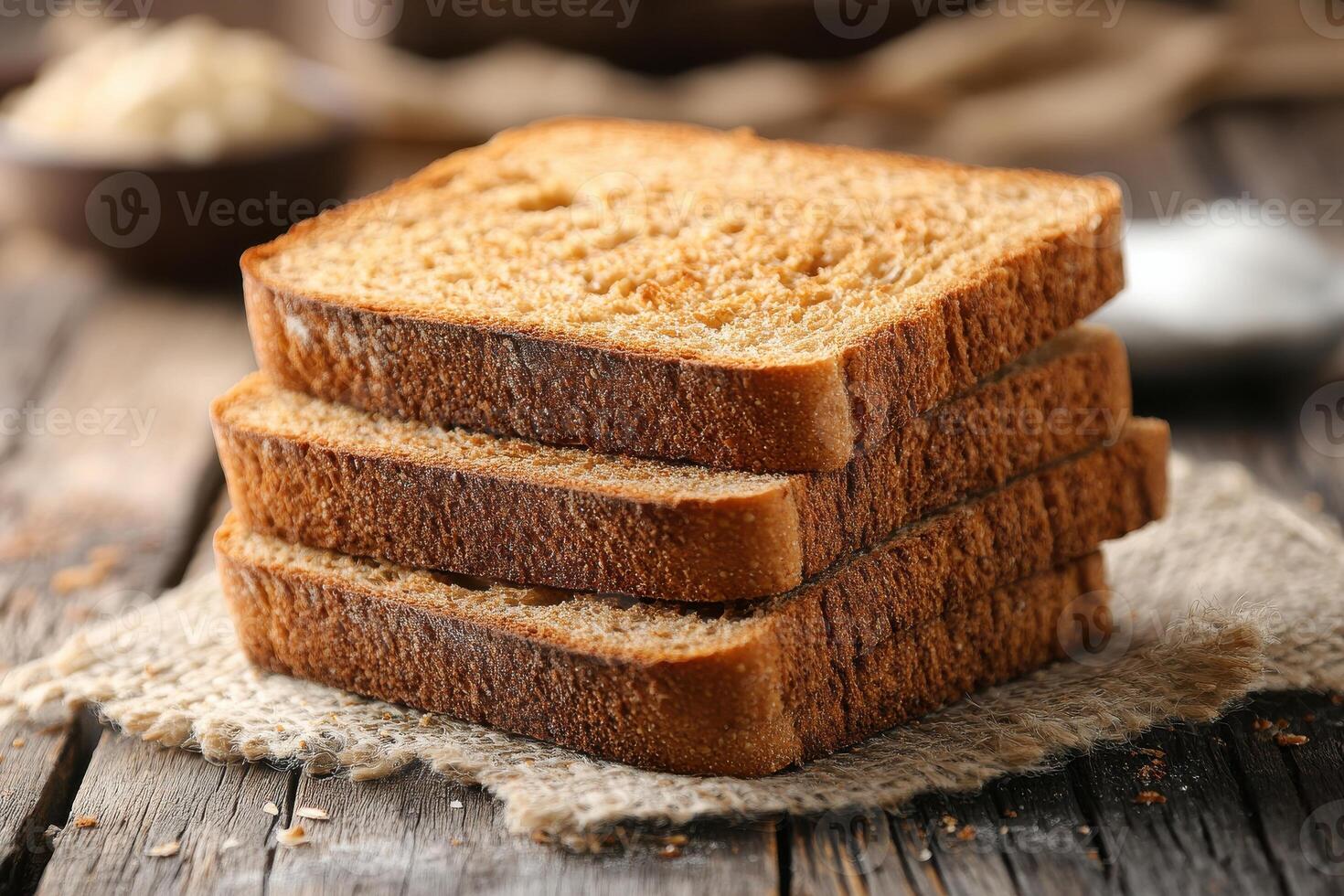 Delicious Rustic Sourdough Bread Slices Perfect for Gourmet Sandwiches or Toast photo