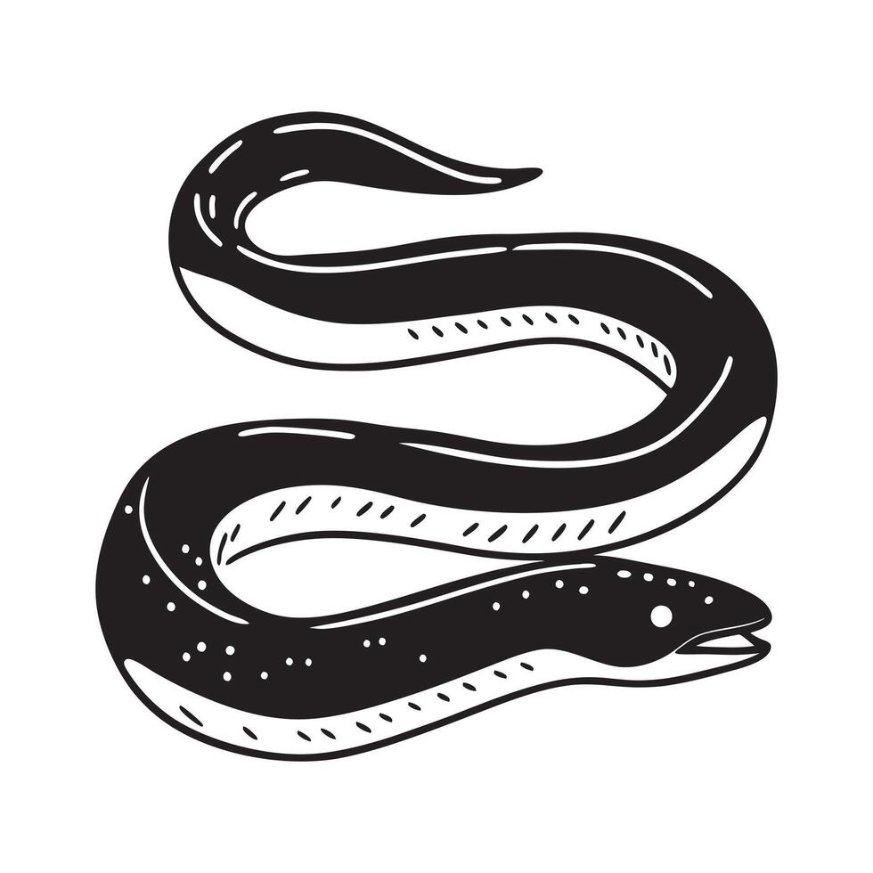 electric eel fish the wonder o under water ocean vector