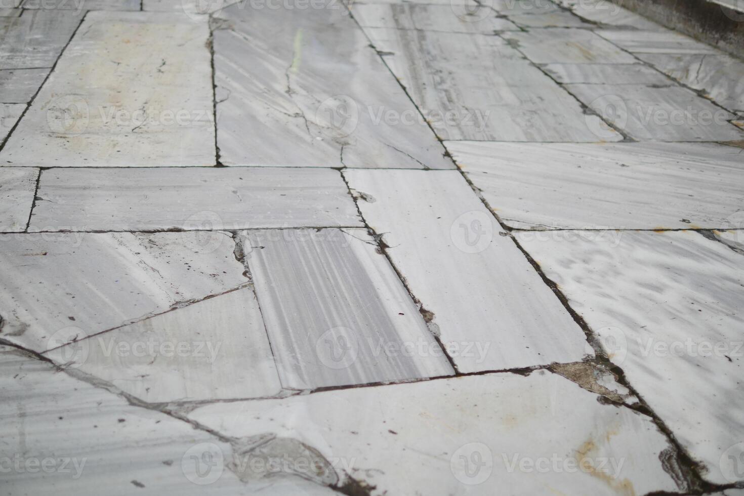 Cracked of marble tiles, Texture background photo