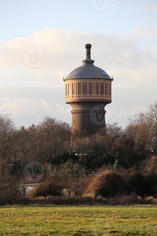 Old water tower on Magdeburg Buckau, Saxony-Anhalt, Germany. photo
