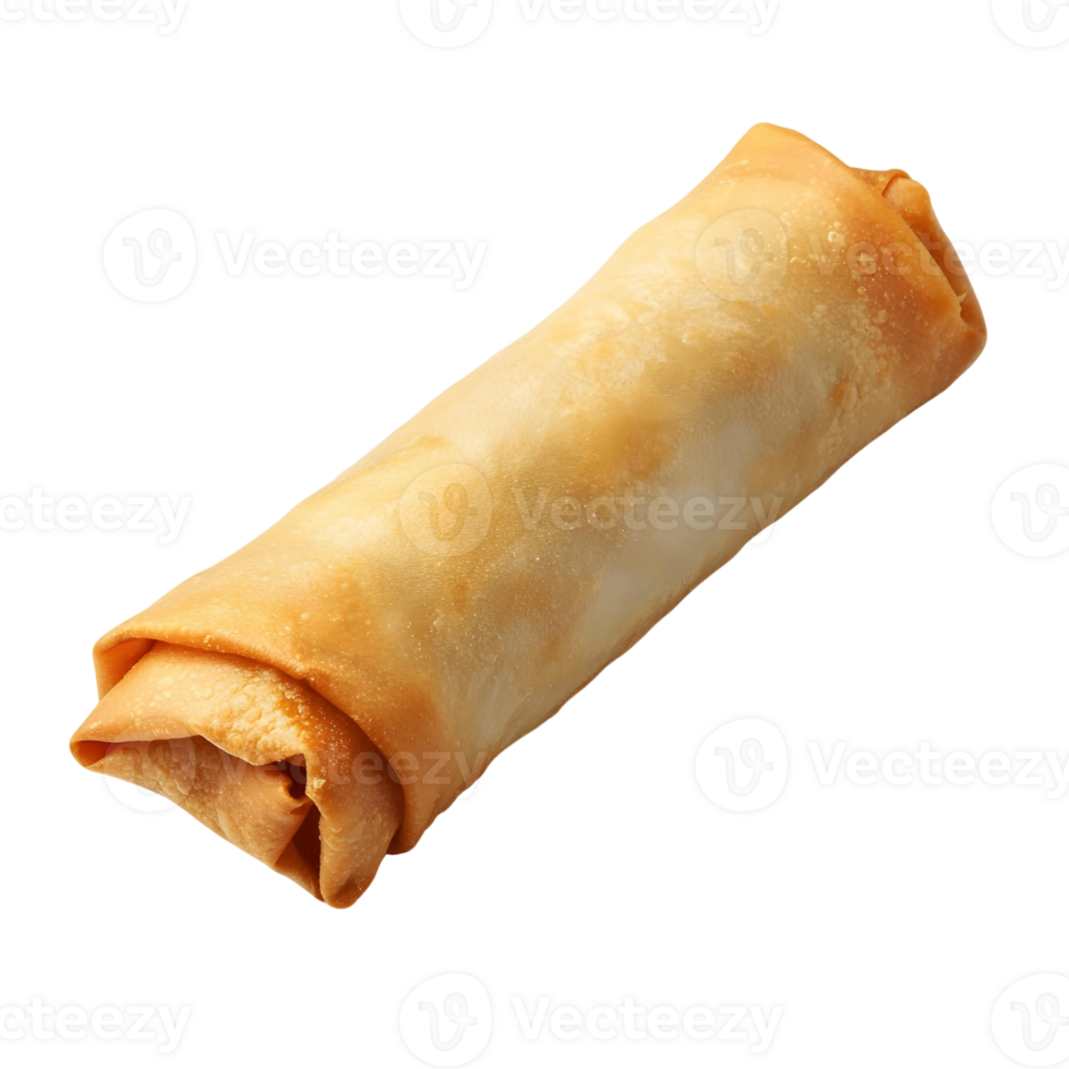 Delicious Chinese Spring Roll with Fresh Filling png