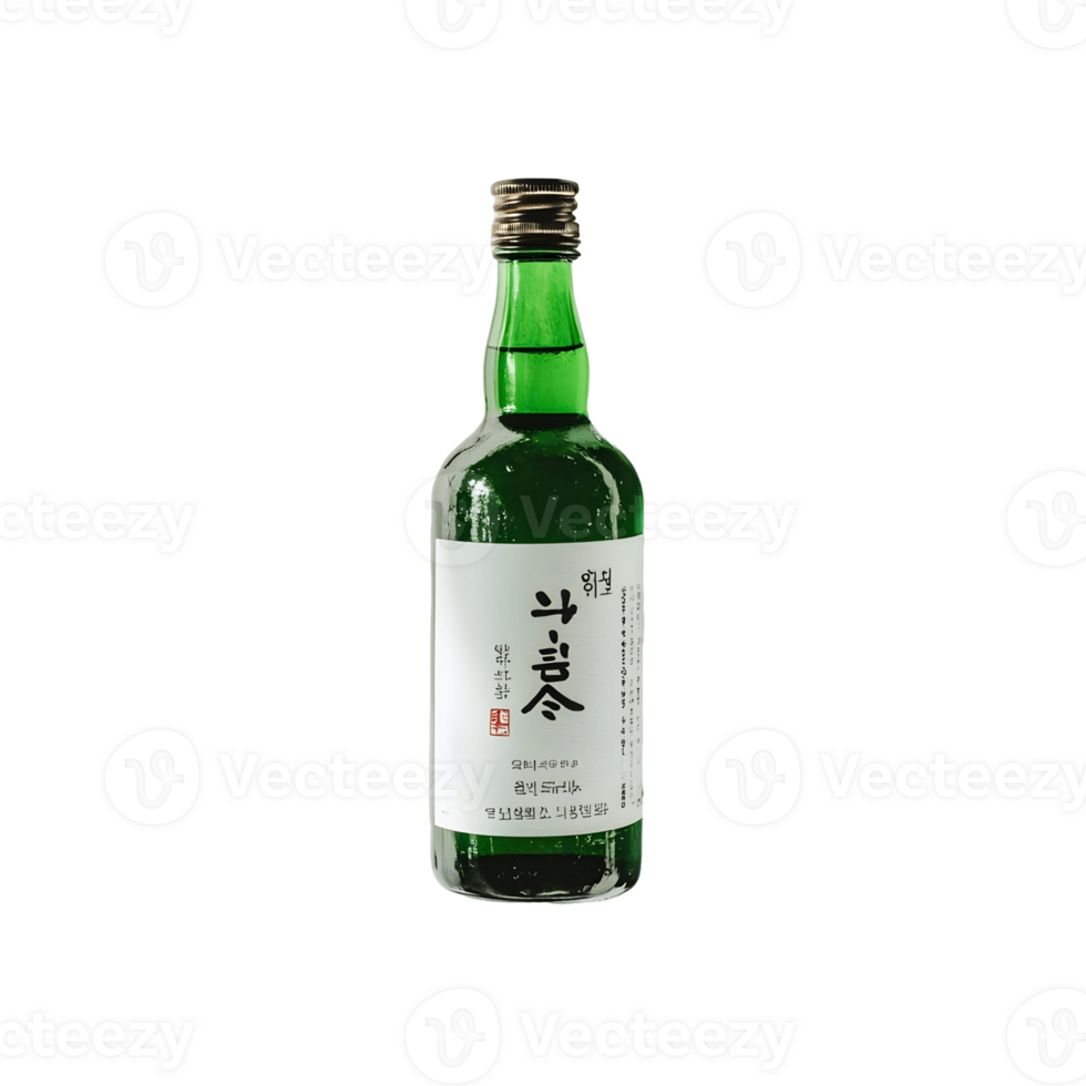 Premium Korean Soju with Clean and Smooth Taste png