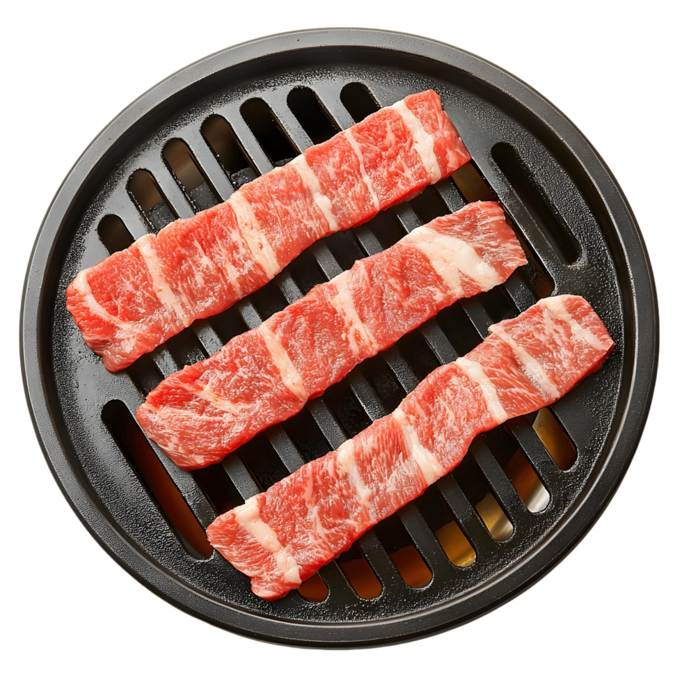 Authentic Korean Barbecue Grill Ready to Feast png