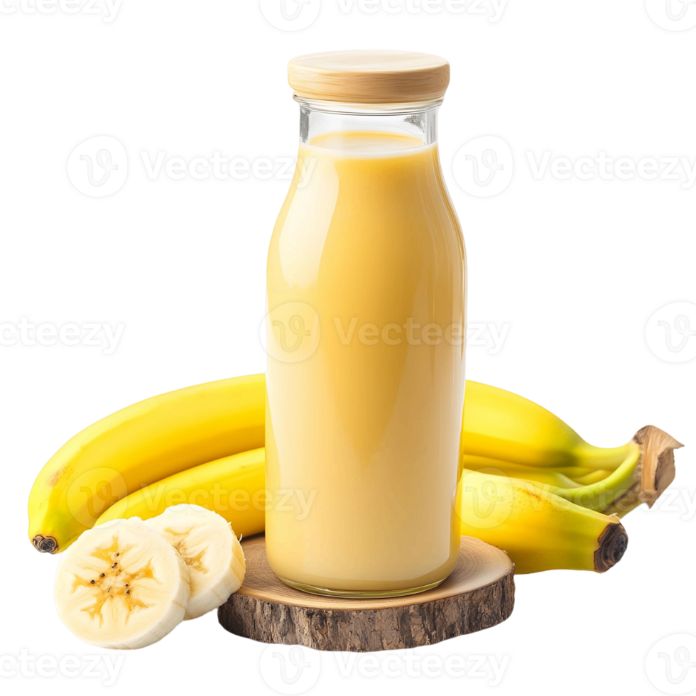 Traditional Korean Banana Milk Delight png