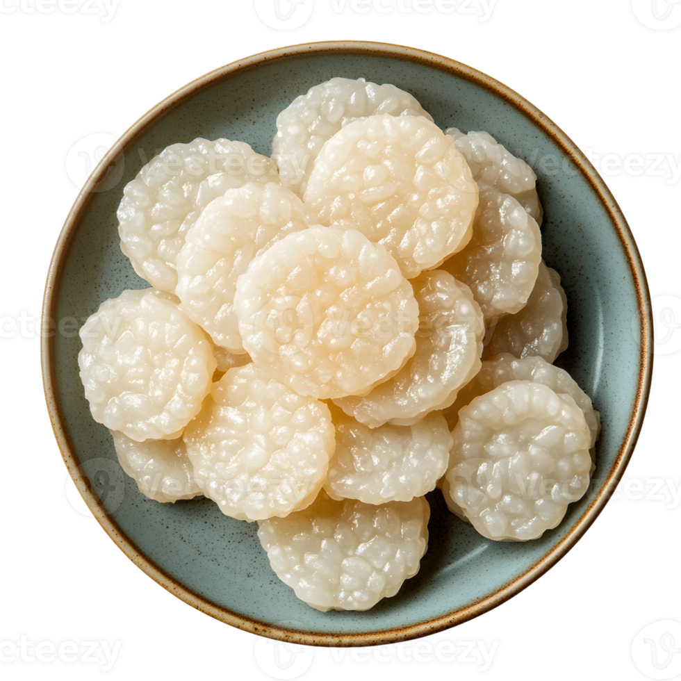 Glutinous Rice Cakes Chapssaltteok with Sweet Filling png