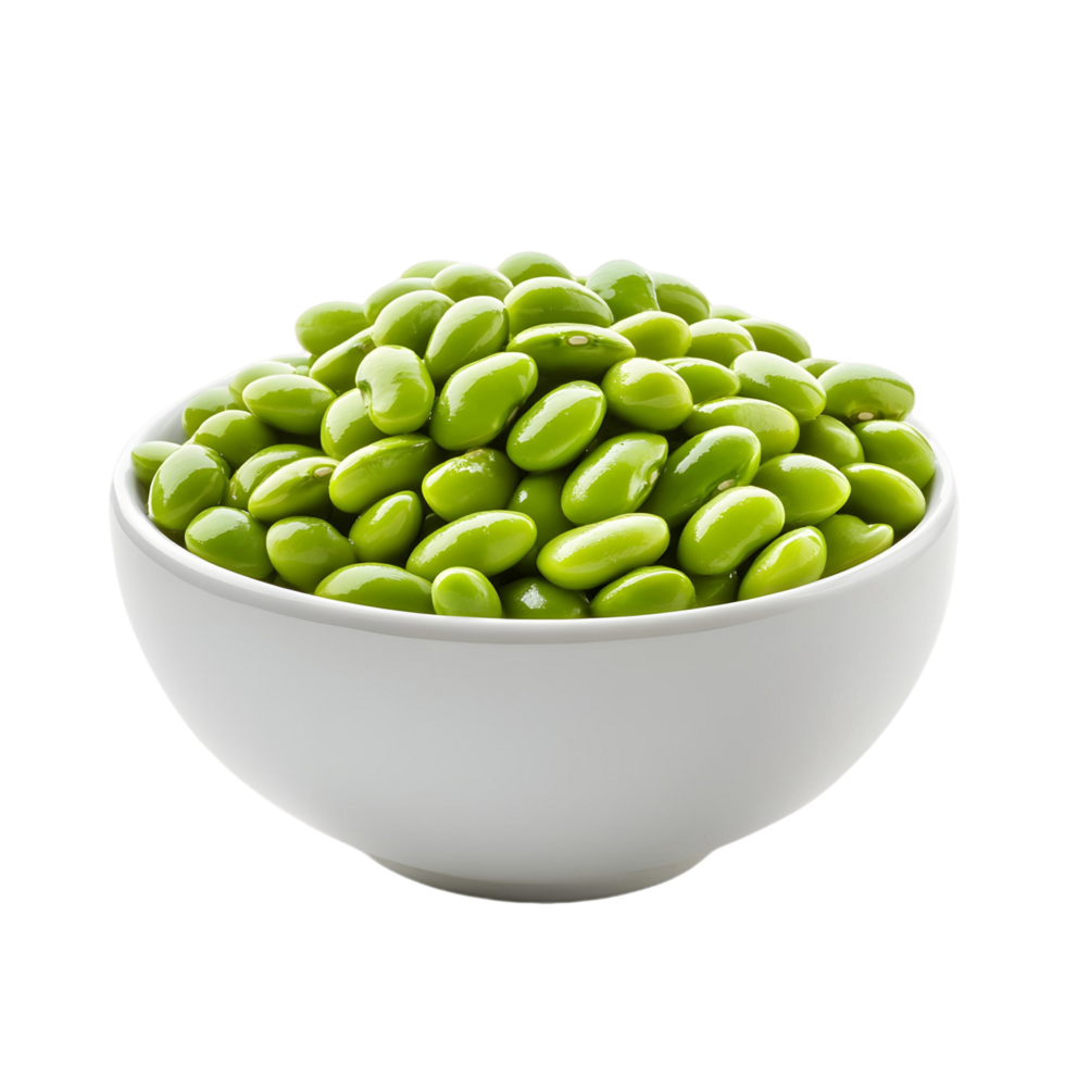 Steamed Edamame Beans with Sea Salt png