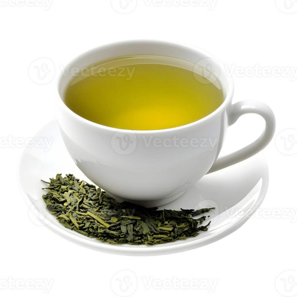 Warm Cup of Japanese Green Tea png