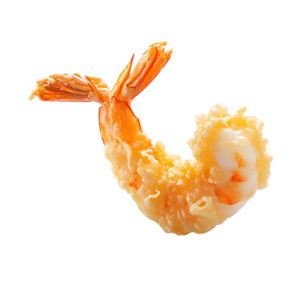 Tempura Shrimp with Crispy Coating png