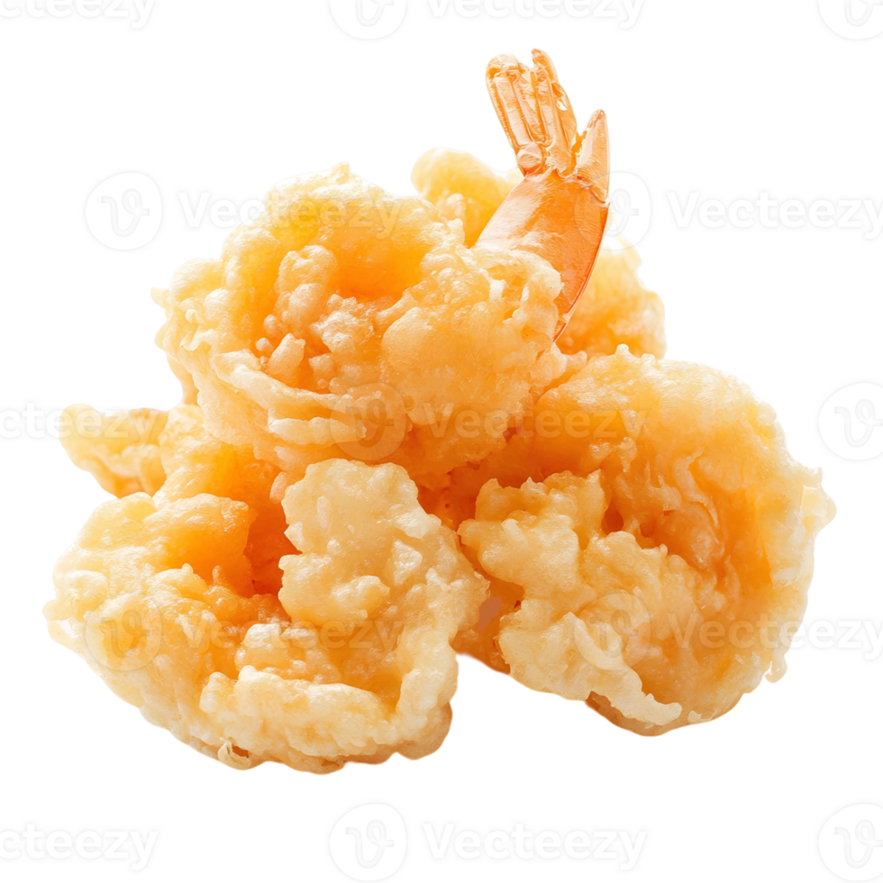 Delicious Shrimp Tempura with Light Batter png