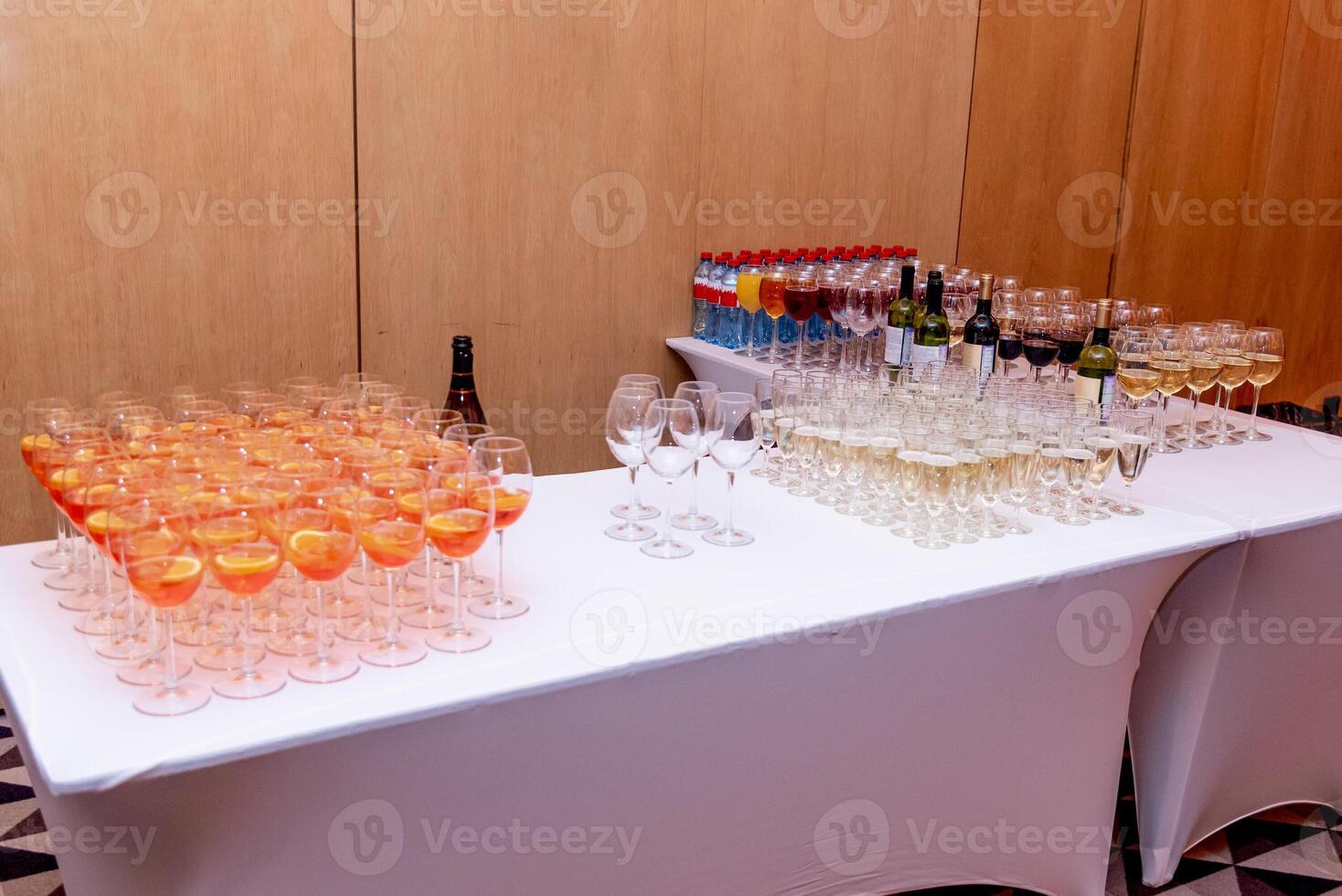 Alcoholic cocktail glass wineglass, yummy colorful delicious drink to celebrate event photo