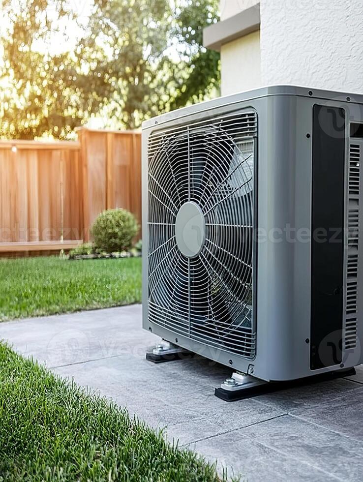 This innovative and efficient heat pump is specially designed for outdoor use, striking a perfect balance between significant energy savings and optimal indoor comfort for your living spaces photo
