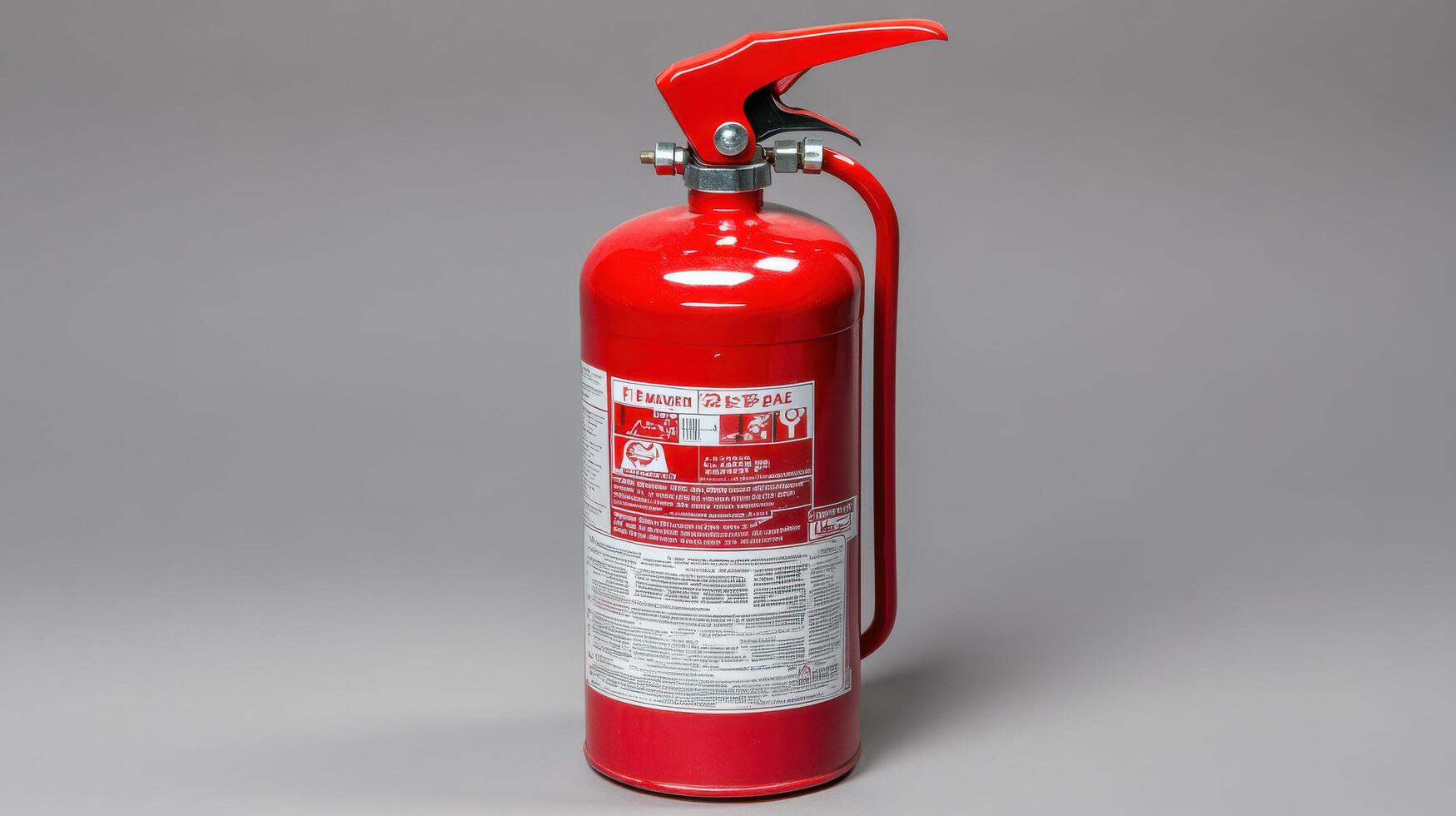 Fire extinguisher for home safety and emergency preparedness in residential settings and workplaces photo