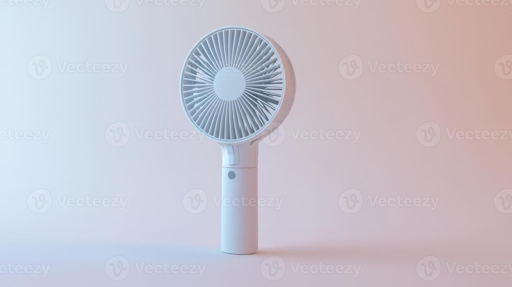 Portable fan designed for personal cooling, ideal for summer heat, suitable for home or outdoor use photo
