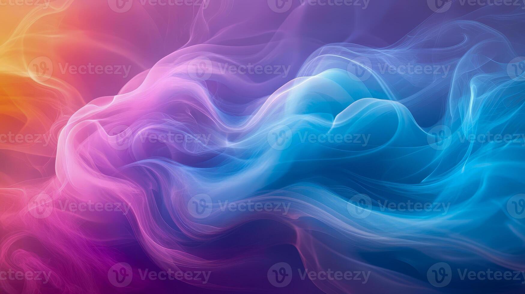An abstract smoke pattern emanating from a central point and dissipating into space photo
