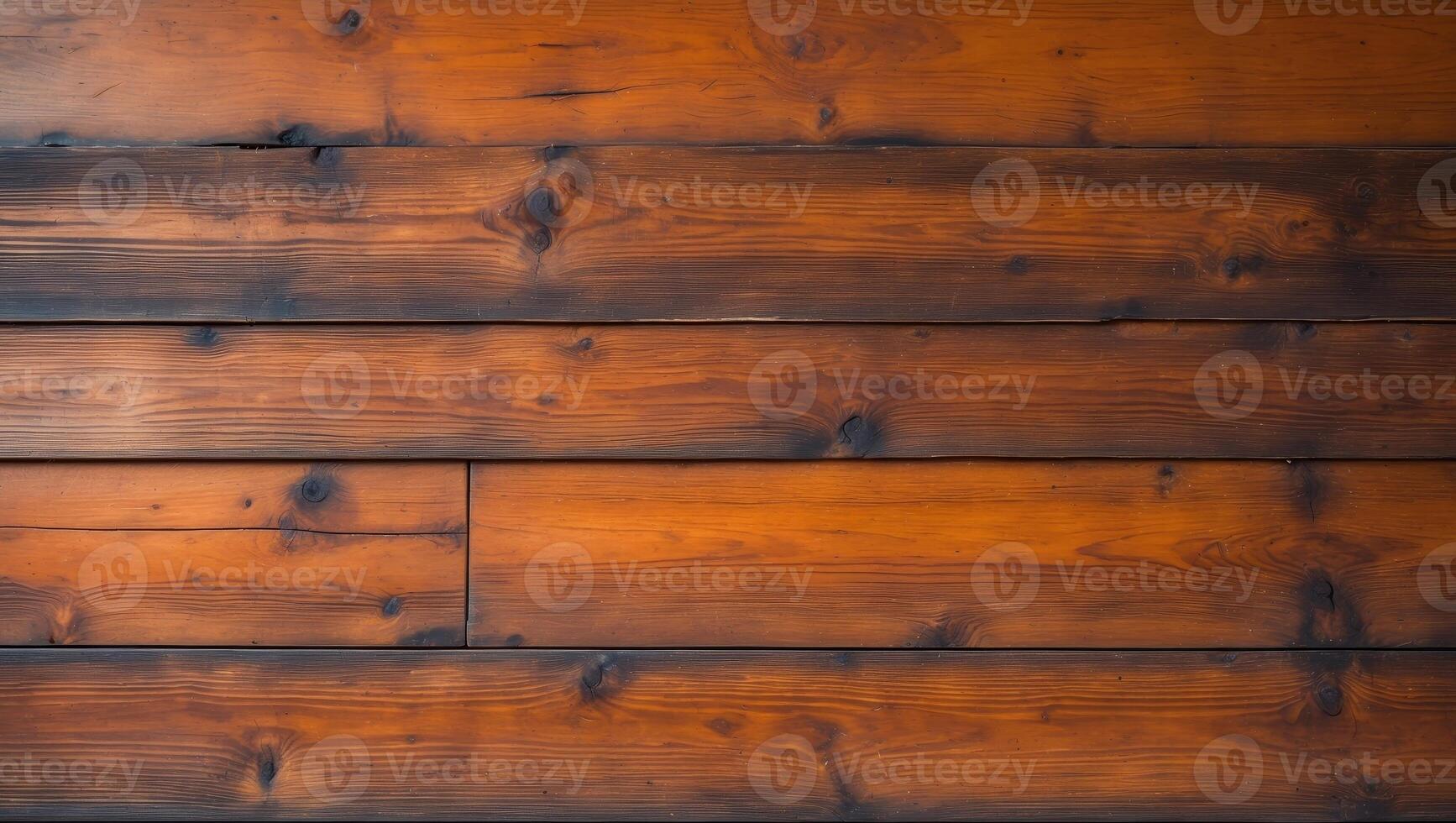 Natural warm wooden wall texture with rich hues of brown and orange suitable for backgrounds and interior design projects. photo