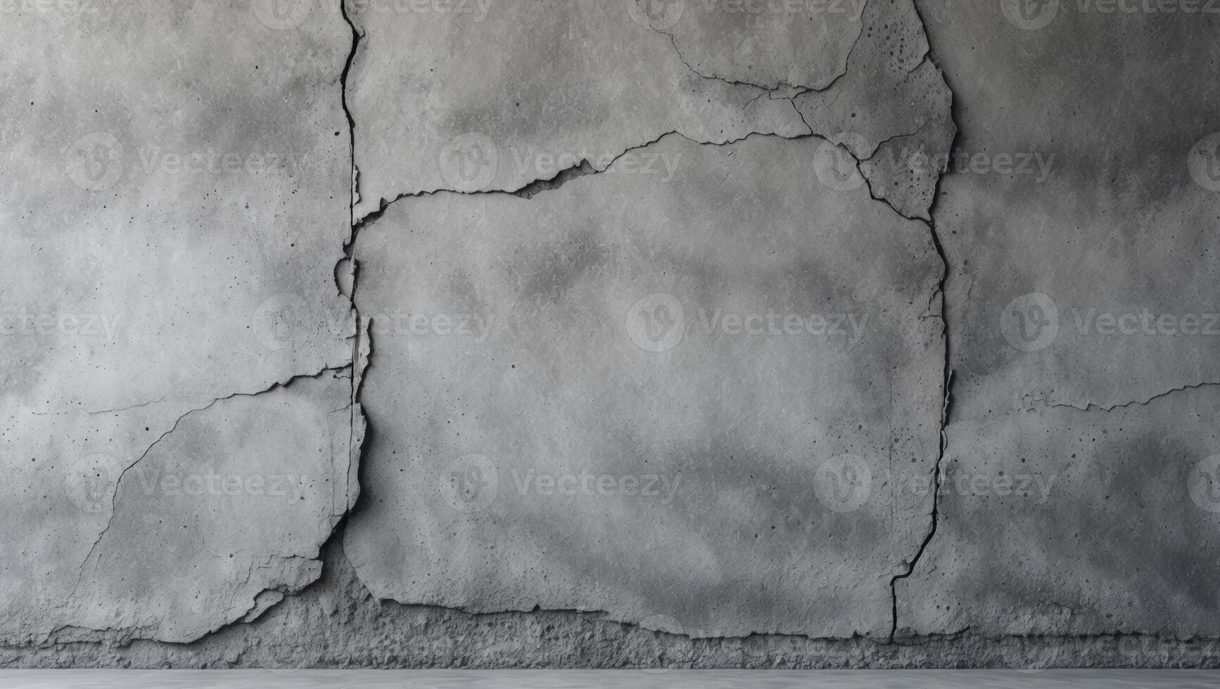 Textured gray concrete wall surface with grunge finish perfect for abstract backgrounds or as a versatile blank canvas for design projects photo