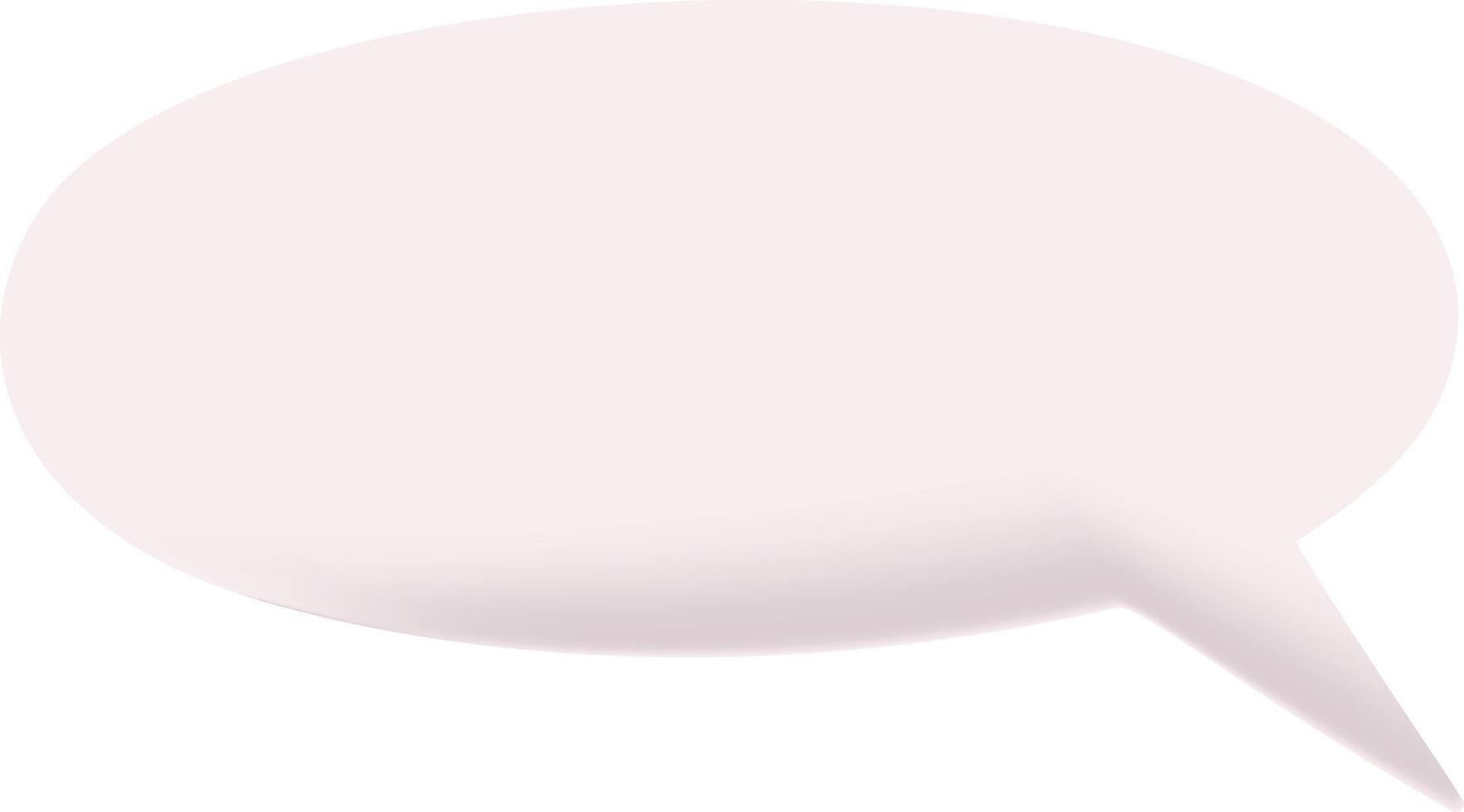 Blank Speech Bubble Graphic vector