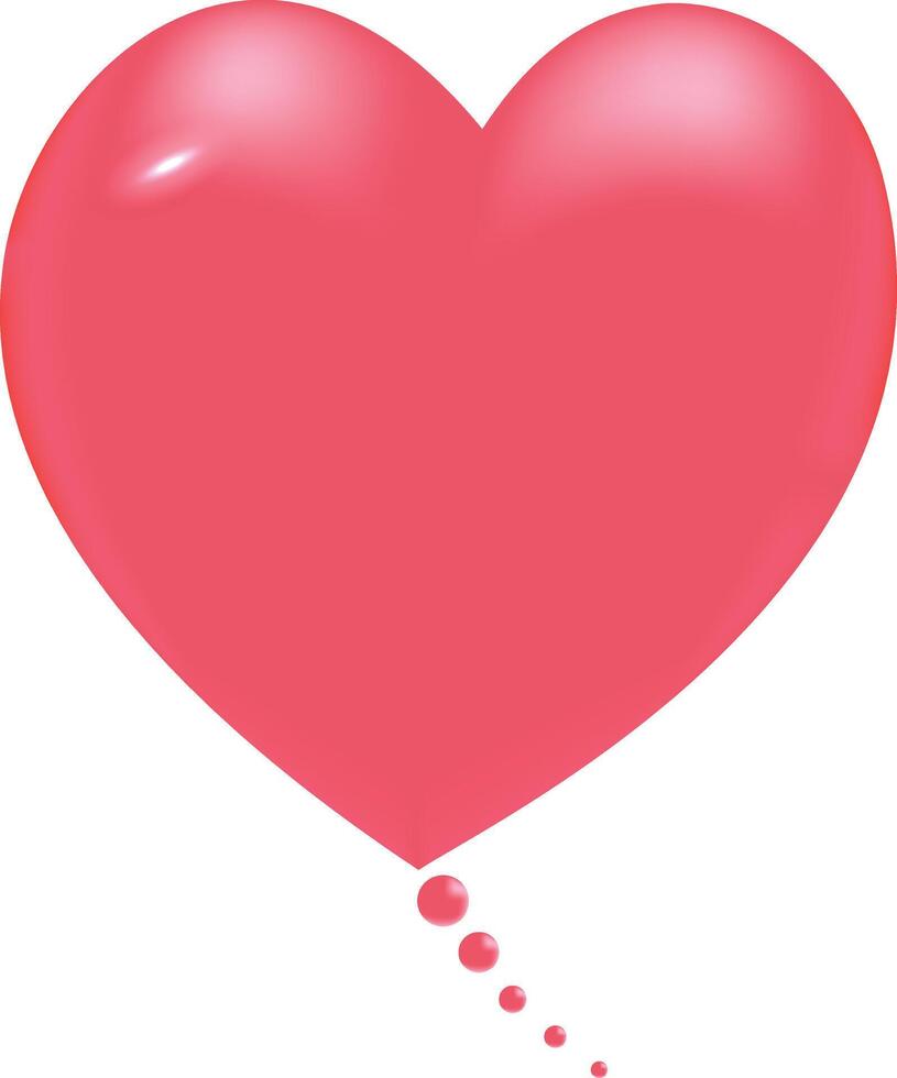 featuring heart-shaped speech bubbles in a vibrant red-pink color. vector