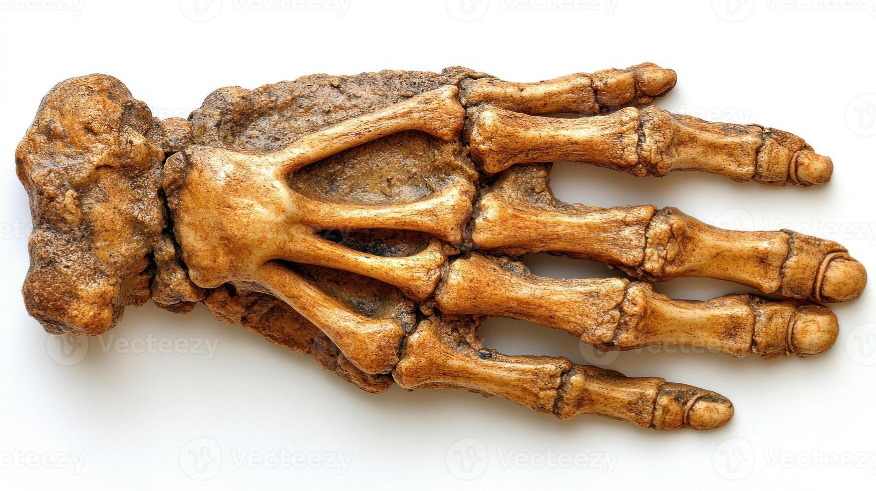 An intriguing fossilized hand captures the essence of ancient biology and evolution photo