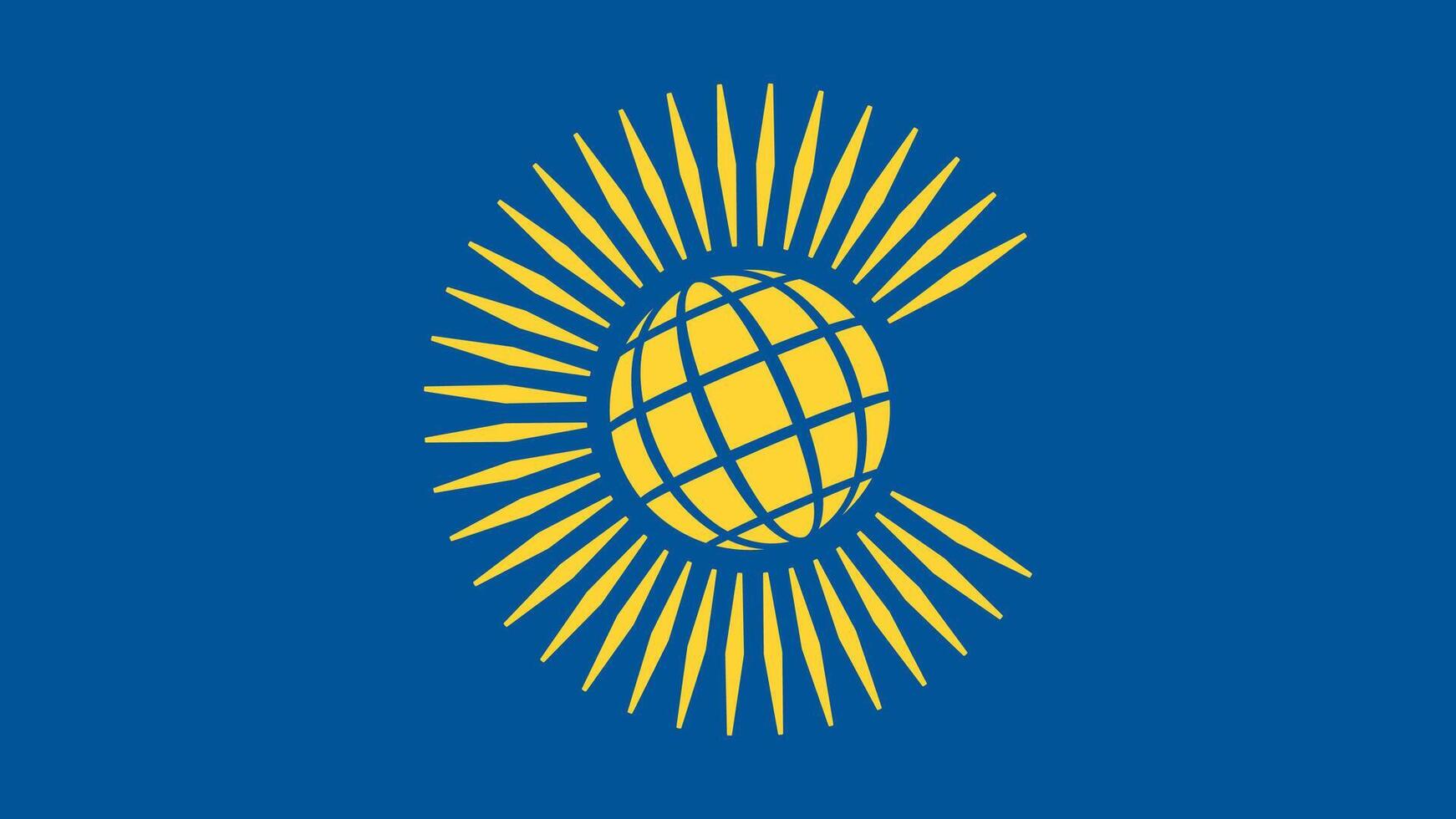 Commonwealth of Nations Flag Illustration vector