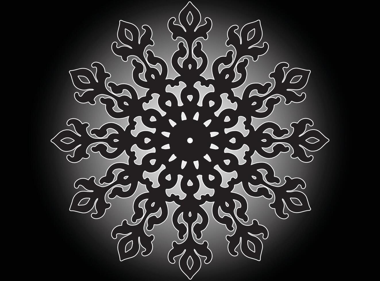 mandala Line Frames Design vector