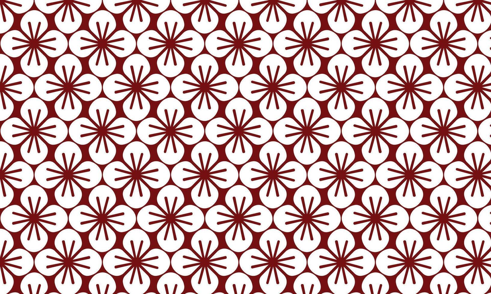 Sakura flower Japanese pattern background vector