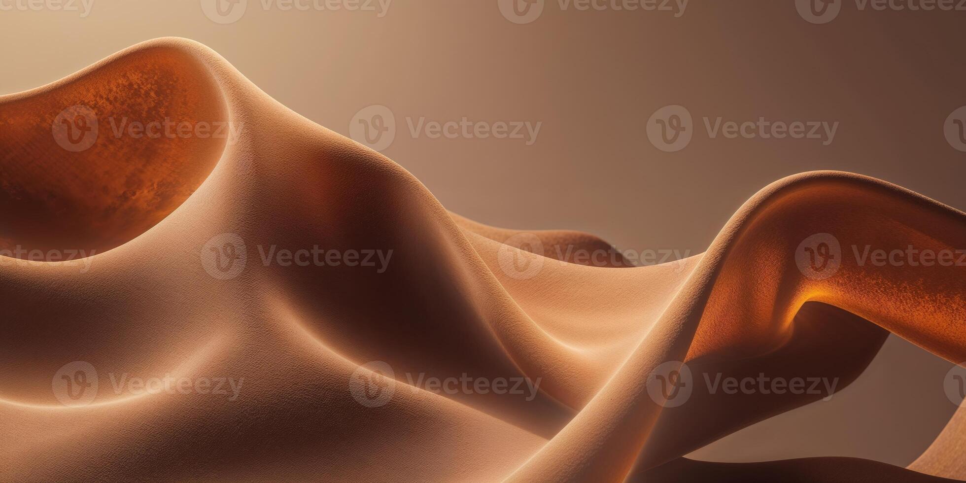 Abstract Textured Brown Background with Warm Ambiance and Organic Flow photo