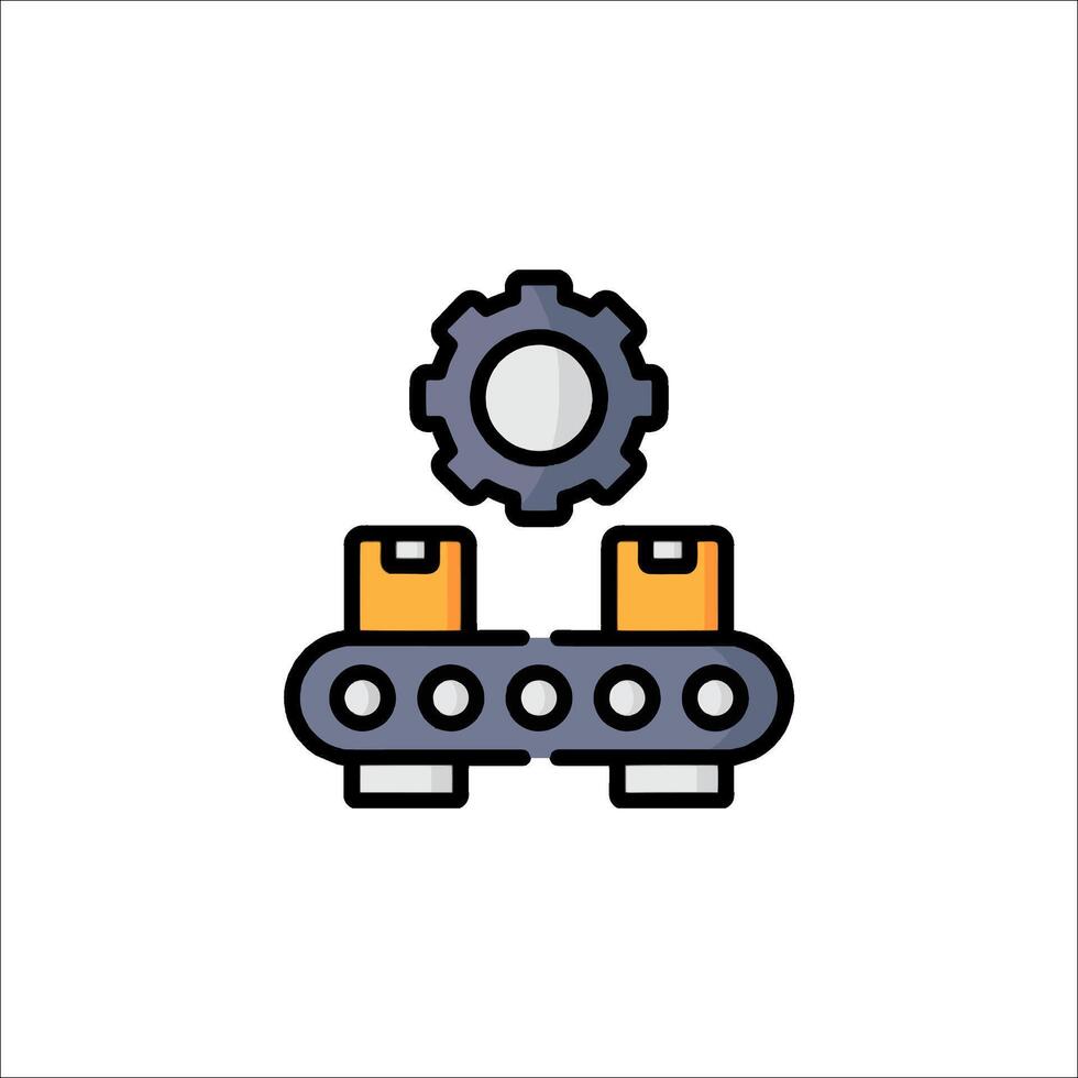 A gear wheel and a gear on top of a machine vector