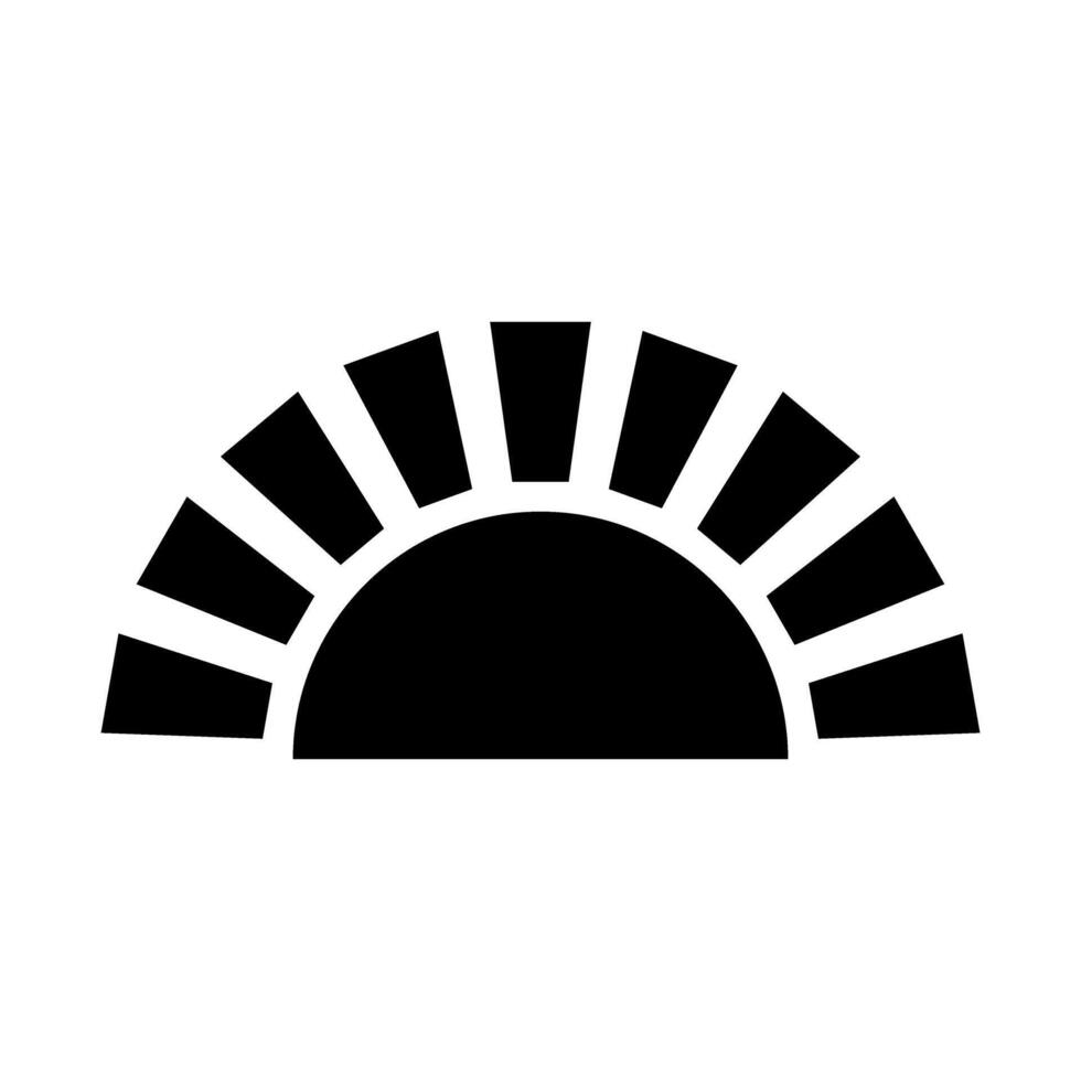 Sunrise icon . Sunset sign. Graph symbol for travel and tourism web site and apps design, logo, app, UI vector