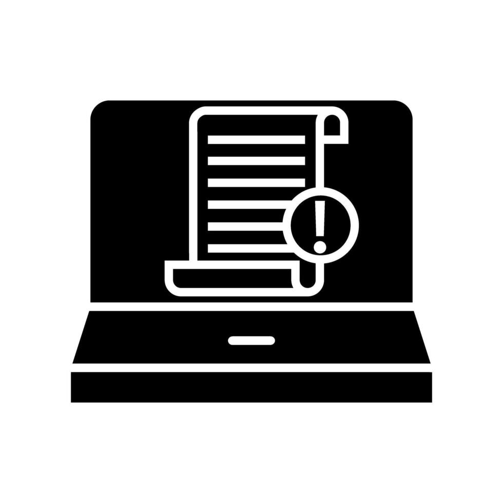 Notebook black icon, concept illustration, flat symbol, glyph sign. vector