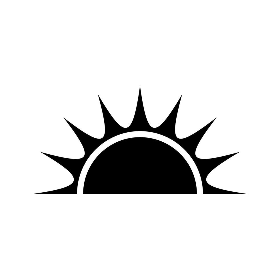 Sun icon isolated on white background. Sun icon. Sun icon vector