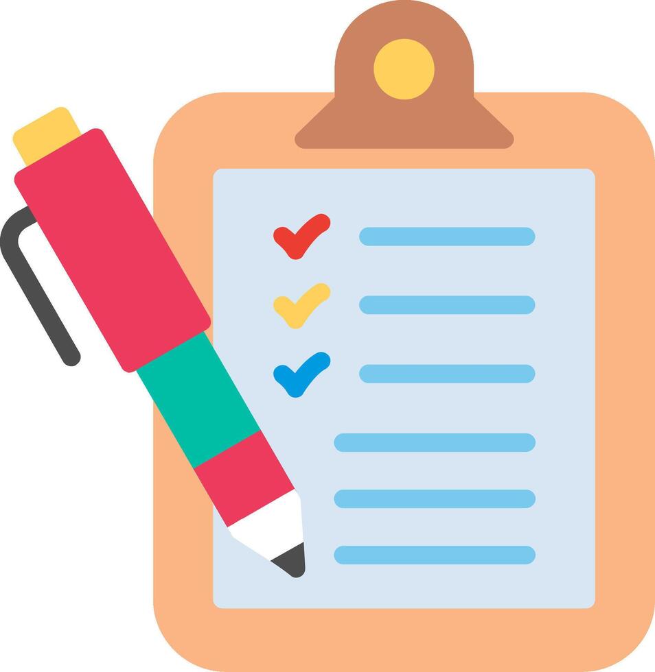 Survey Illustration Flat Design vector